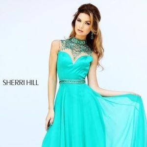 Emerald Sherri Hill Prom Dress